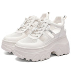 Damen trendige Plateau-Sneaker R&B