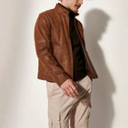 Herren jacke im modernen Schnitt mit strukturiertem Obermaterial R&B