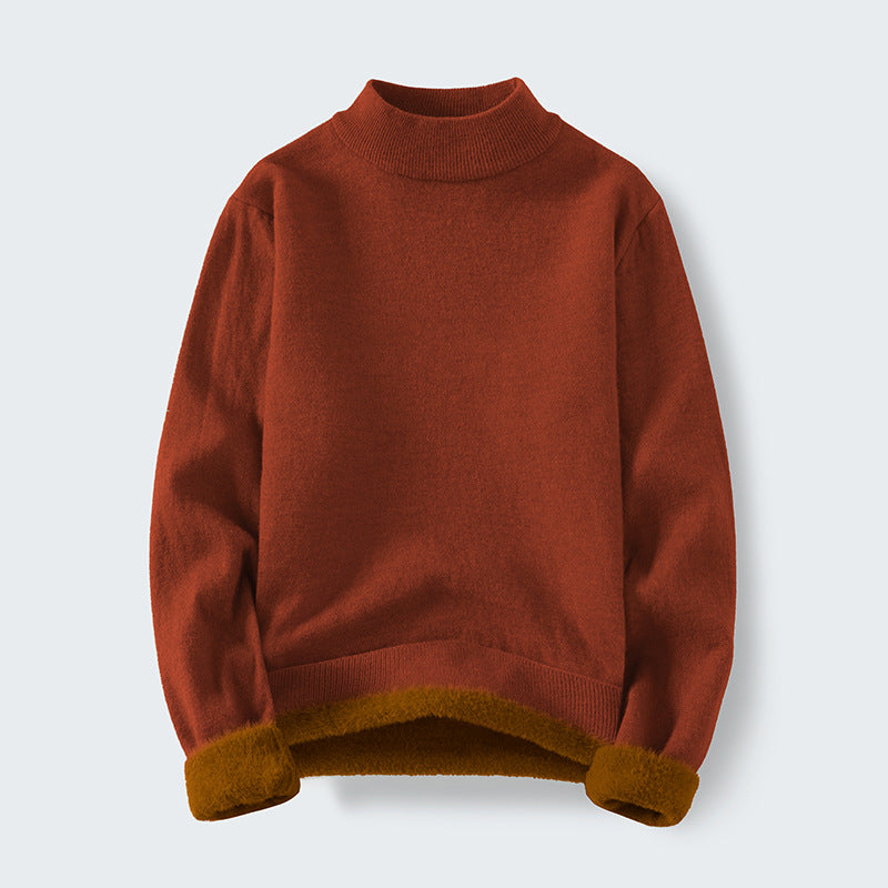 Damen Kuscheliger Stehkragenpullover R&B