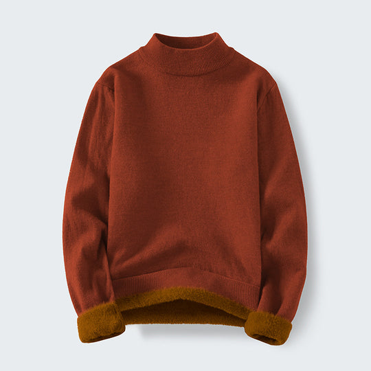 Damen Kuscheliger Stehkragenpullover R&B