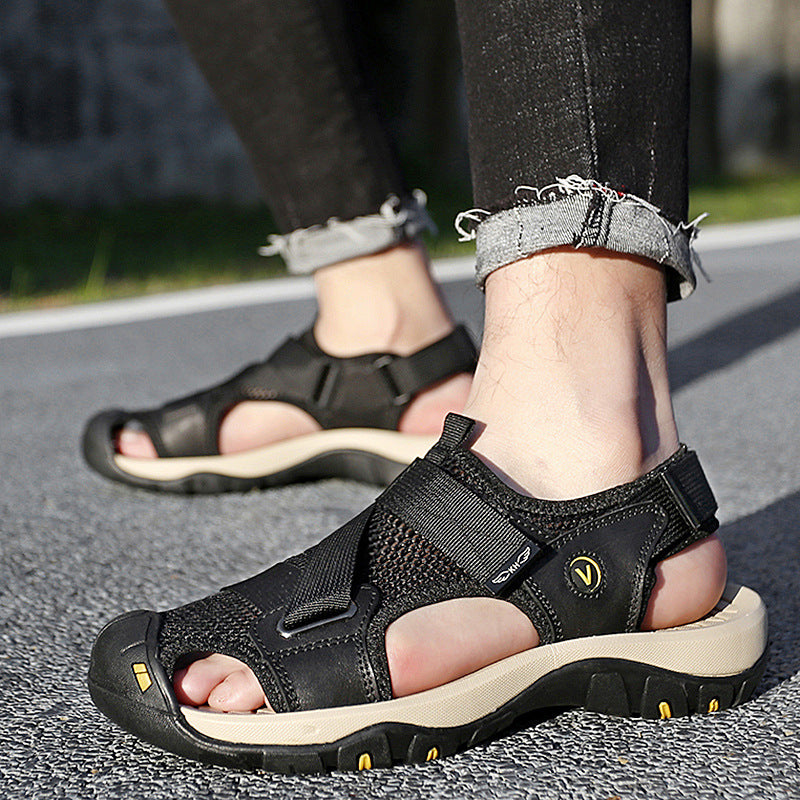 Damen Atmungsaktive Sport-Sandalen mit verstellbaren Riemen und rutschfester Sohle R&B