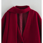 Damen Übergangsjacke mit innovativem asymmetrischem Design und stilvollem Kragen R&B