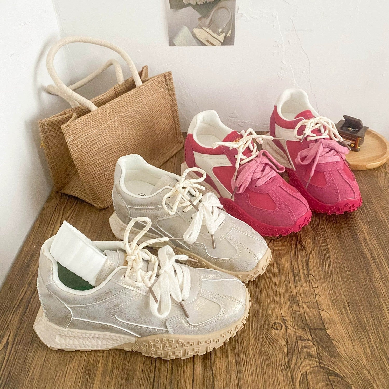 Damen Athletische Sneaker mit dämpfender Sohle und ergonomischem Design R&B