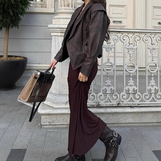 Damen blazer mit dekorativen Schnürungen R&B