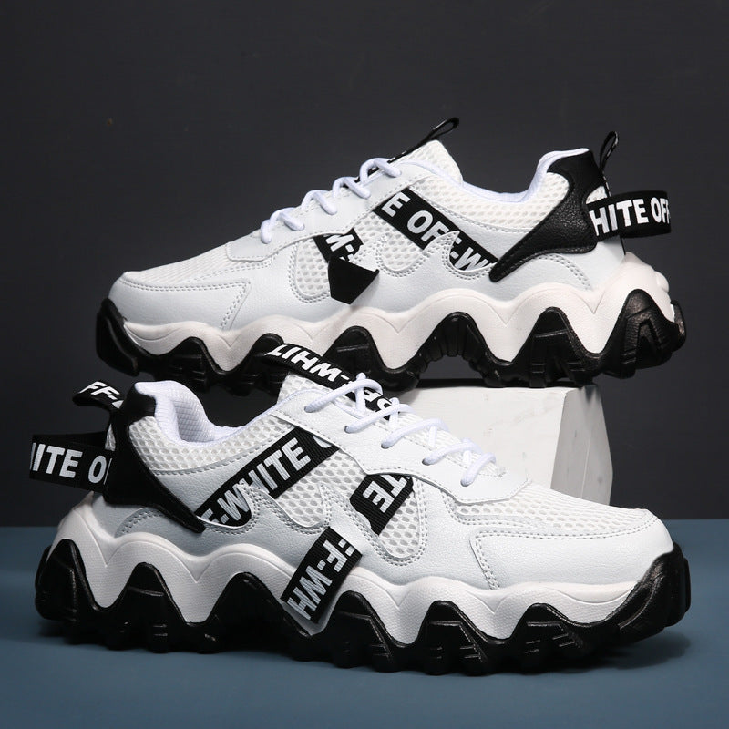 Damen Chunky Sneakers mit atmungsaktivem Obermaterial und rutschfester Laufsohle