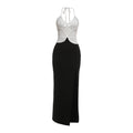 Damen Elegantes Maxikleid mit tiefem V-Ausschnitt und raffinierten Cut-Out-Details R&B