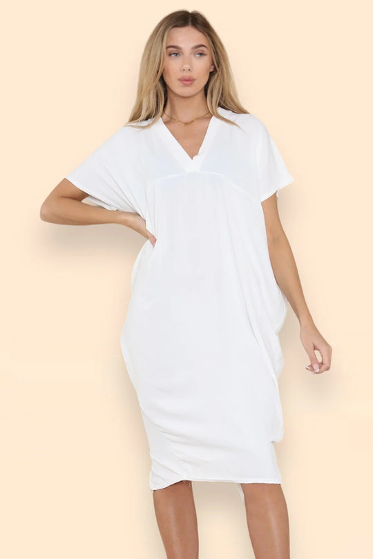 Damen Übergröße Sommerkleid R&B
