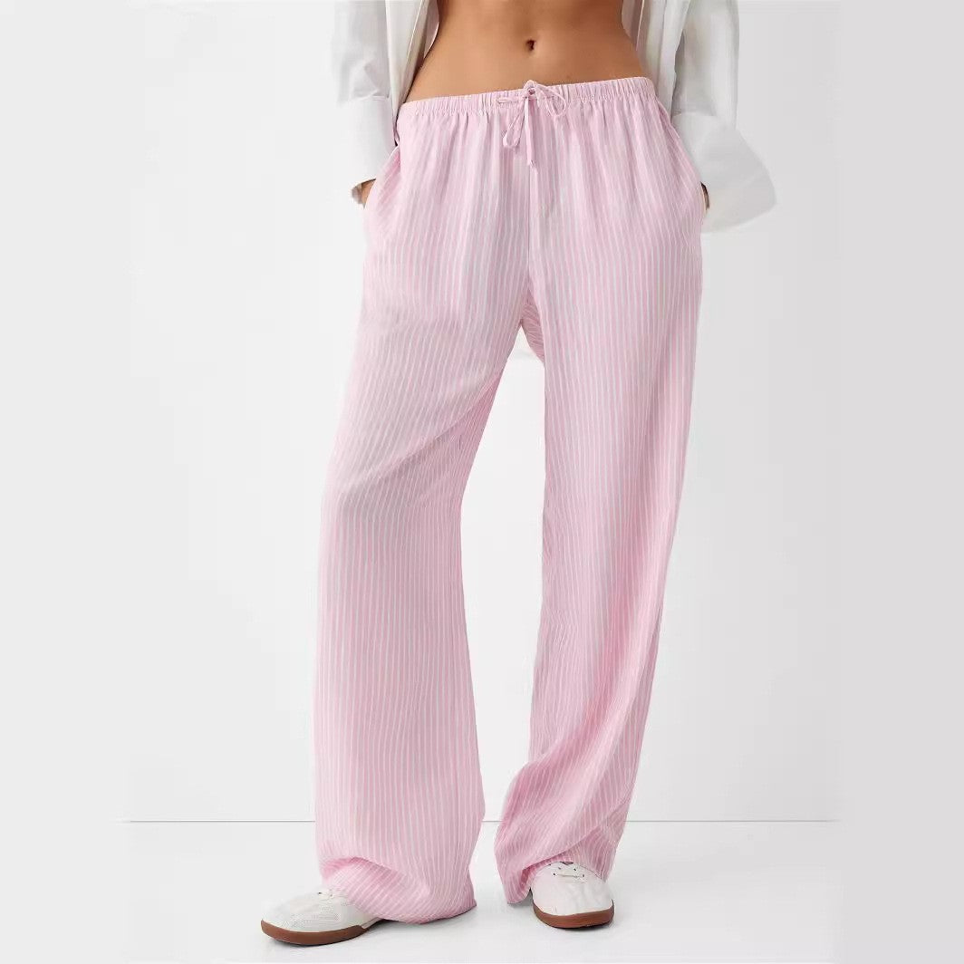 Damen Luftige Palazzo-Hose mit gemustertem Design R&B