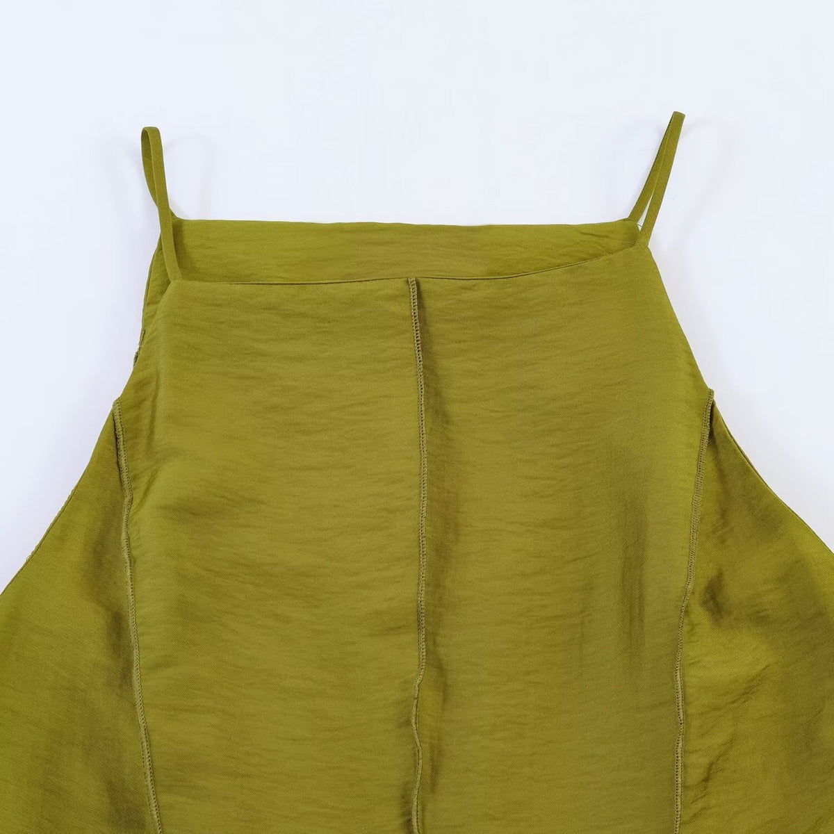 Damen Maxikleid mit schwingendem Saum und dekorativem Gürtel R&B