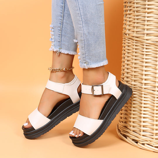 Damen Komfortable Plateausandalen R&B