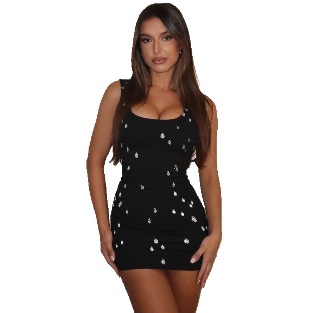 Damen Figurnahes Cocktailkleid mit schimmernden Akzenten R&B