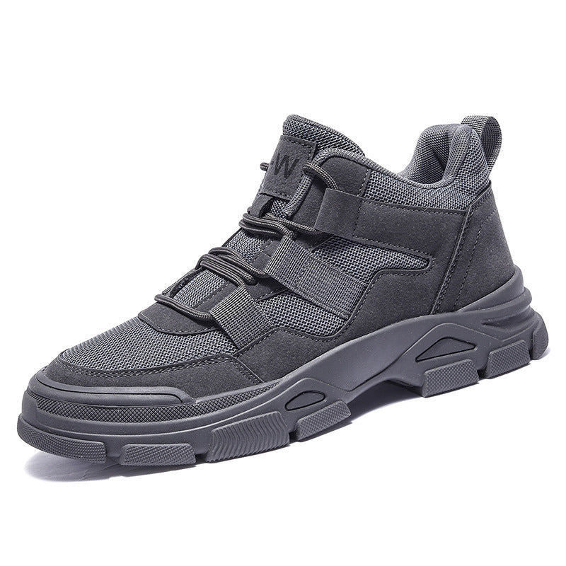 Damen Sportliche High-Top Sneakers mit dämpfender Sohle und atmungsaktiver Obermaterialstruktur R&B