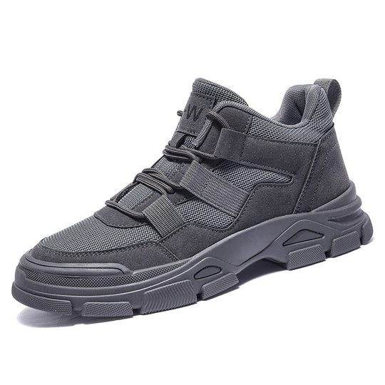 Damen Sportliche High-Top Sneakers mit dämpfender Sohle und atmungsaktiver Obermaterialstruktur R&B