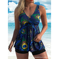 Damen Tankini-Oberteil mit seitlichem Raffungsdetail R&B