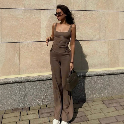 Damen Komfortable Lounge-Hose und Top Set R&B