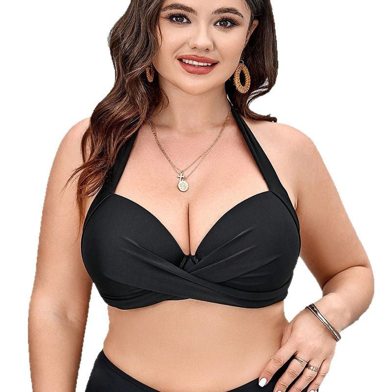 Damen Push-Up Bikinioberteil mit Wickel-Design R&B