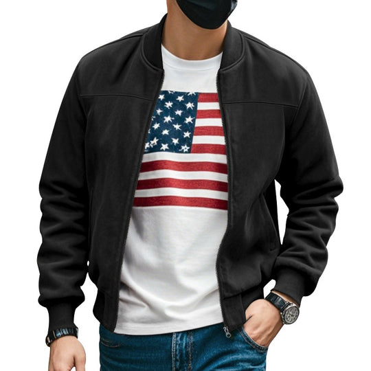 Herren Sweatjacke mit praktischem Reißverschluss und modischem Design R&B