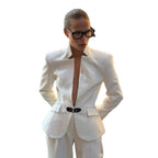 Damen Eleganter Blazer mit modernem Schnitt und ausgefallenen Details R&B