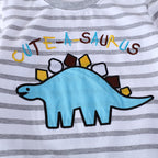Jungen T-Shirt mit niedlichem Dinosauriermotiv R&B