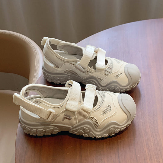 Damen Outdoor-Sandalen mit bequemen Klettverschlüssen und rutschfester Sohle R&B