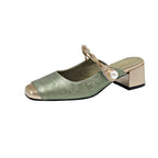 Damen Elegante Slingback-Pumps mit geschwungenem Design und luxuriösen Akzenten R&B