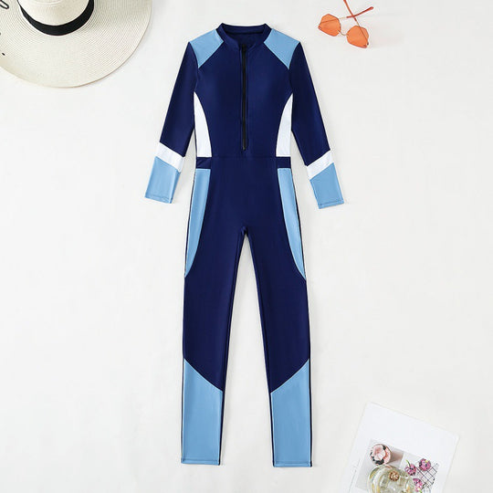 Damen Sportlicher Neoprenanzug mit hohem Kragen R&B