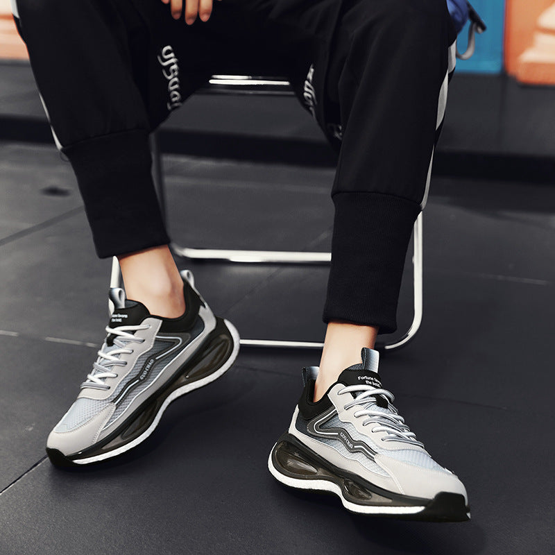 Damen Sportliche Sneaker mit stoßdämpfendem System und atmungsaktiver Oberflächenstruktur