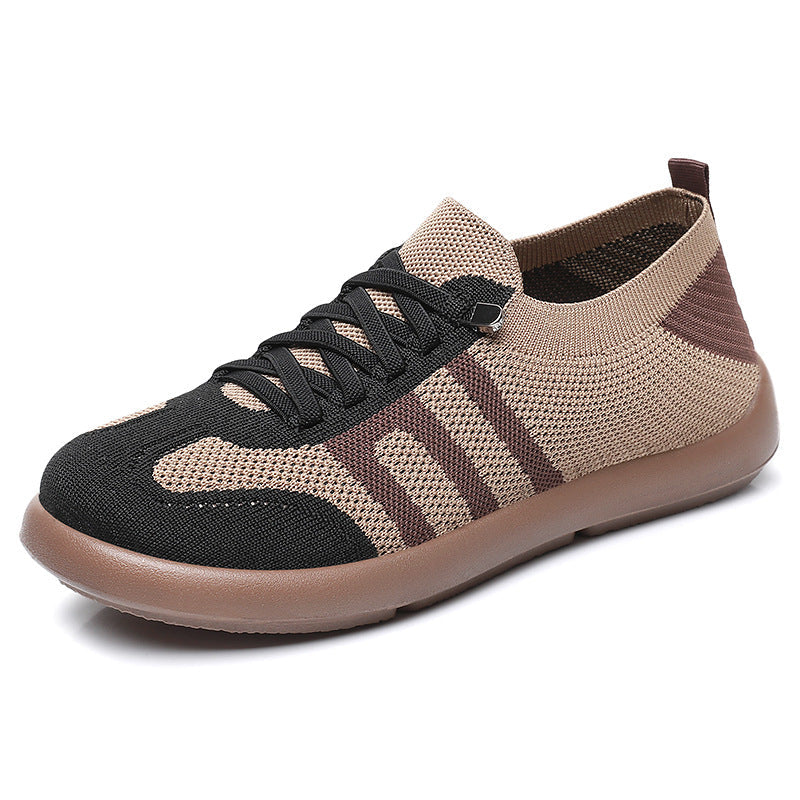 Damen Fitness-Sneaker mit atmungsaktivem Mesh-Obermaterial und rutschfester Sohle R&B
