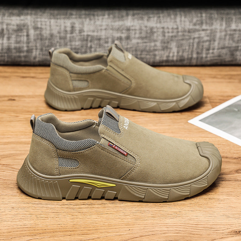 Herren elegante Freizeitschuhe mit rutschfester Sohle