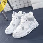 Damen hohe Sneaker mit warmem Innenfutter und rutschfester Sohle R&B