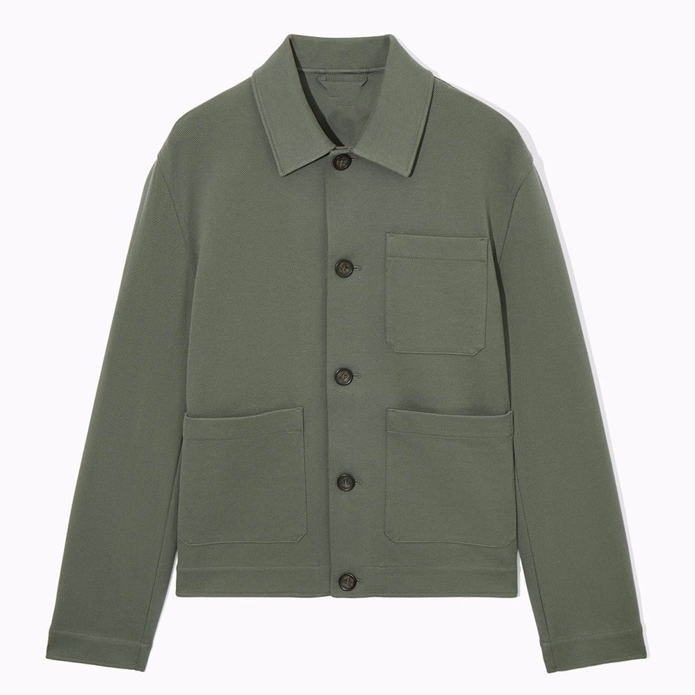 Herren leichte Utility-Jacke mit funktionalen Taschen und modernem Schnitt R&B