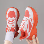 Damen sportive Laufschuhe mit atmungsaktivem Mesh-Obermaterial und flexibler Sohle