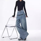 Damen Weite Jeanshose R&B