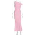 Damen Elegantes Wickelkleid mit asymmetrischem Design und Raffung R&B
