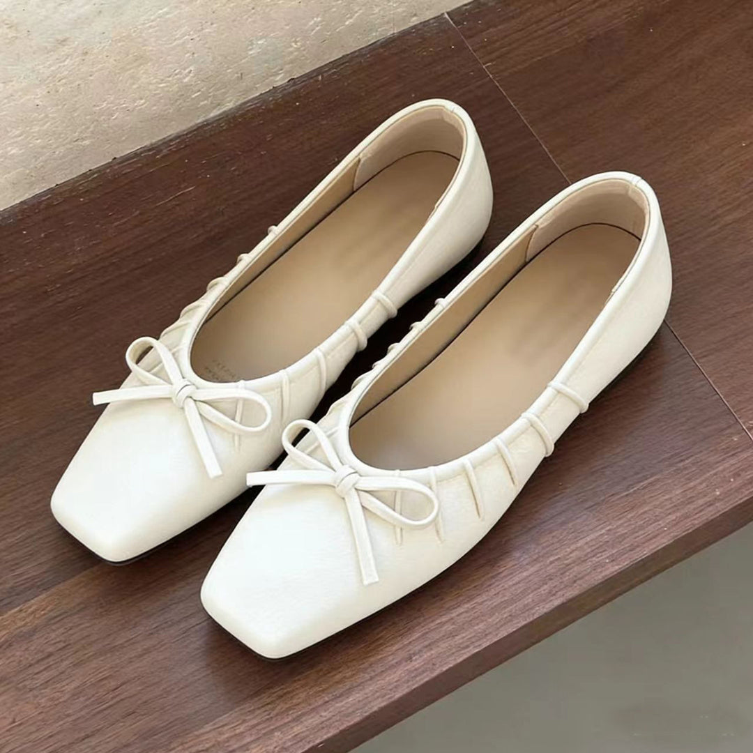 Damen Ballerinas mit zierlichem Schleifendesign und gepolsterter Innensohle R&B