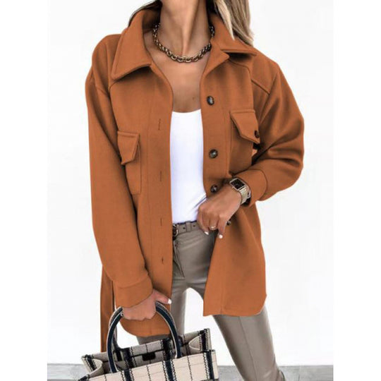 Damen modische Overshirtjacke R&B