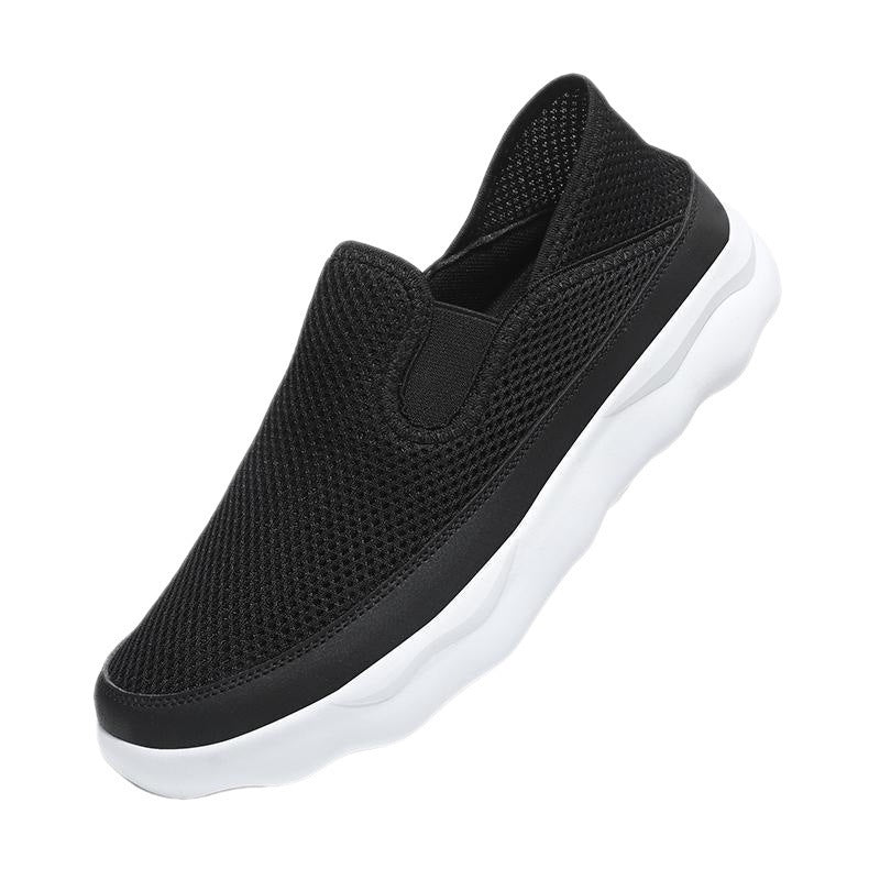 Damen Atmungsaktive Slip-On Freizeitschuhe mit flexiblem Obermaterial