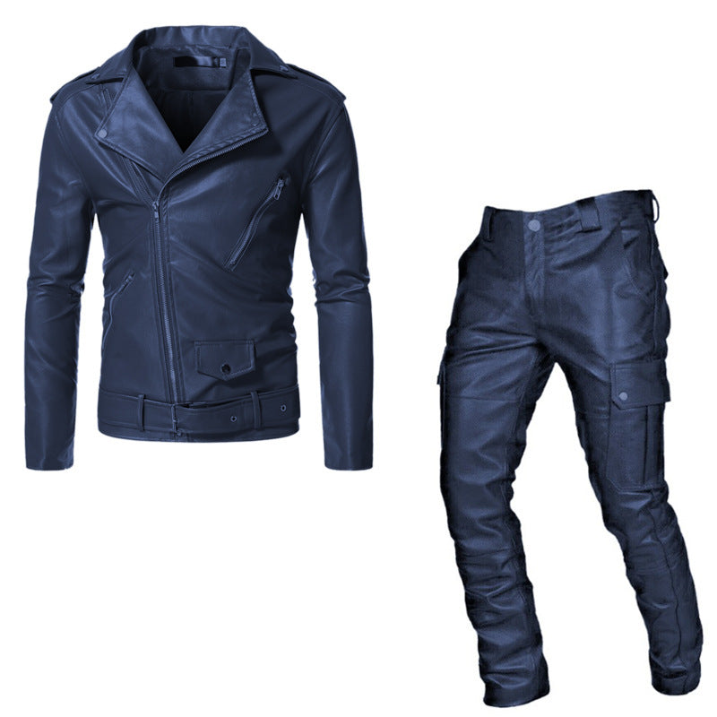 Herren Bikerjacke mit robustem Schnitt