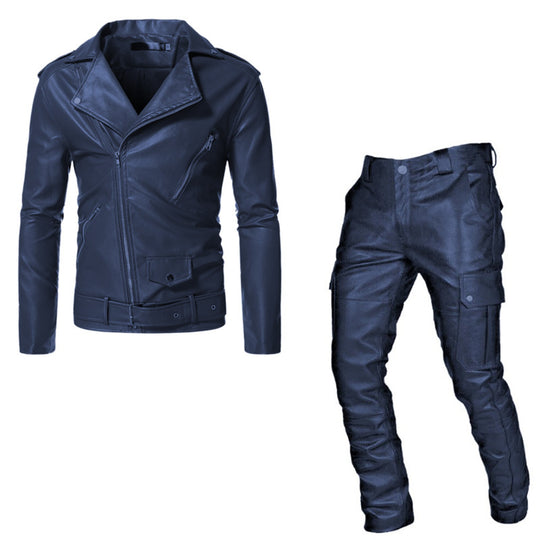 Herren Bikerjacke mit robustem Schnitt