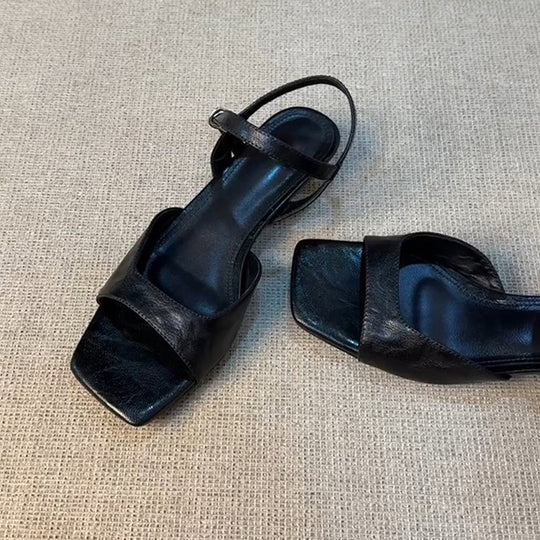 Damen modische Sling-Sandalen mit elegantem Riemen und komfortabler Sohle R&B