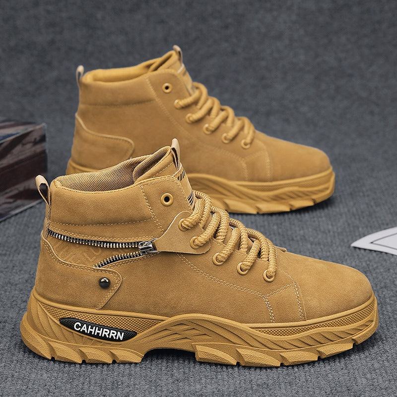 Damen Hohe Sneaker mit einzigartiger Reißverschluss-Detail und robustem Profil R&B