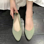 Damen elegante und atmungsaktive Ballerinas mit flexiblem Fußbett R&B