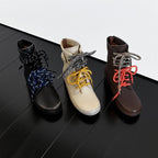 Damen Modische Schnürboots mit innovativen Zierkordeln R&B