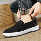 Damen Slip-On Sneakers mit rutschfester Laufsohle und atmungsaktivem Obermaterial R&B