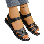 Damen Komfortable Sandalen mit gekreuzten Riemen R&B