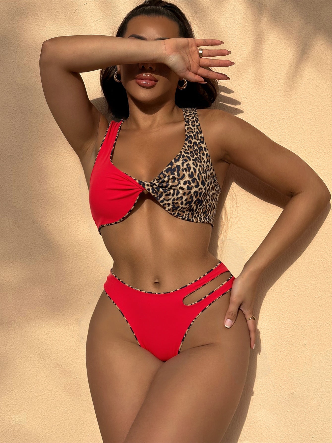 Damen tierisch inspirierten Bikini Set