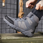 Damen Hochgeschlossene Outdoor-Wanderschuhe mit rutschfester Sohle und atmungsaktiver Membran