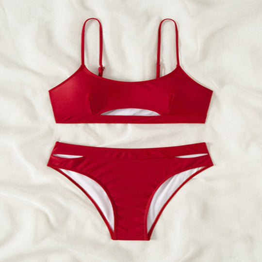 Damen Sportlicher Bikini mit innovativem Schnitt R&B