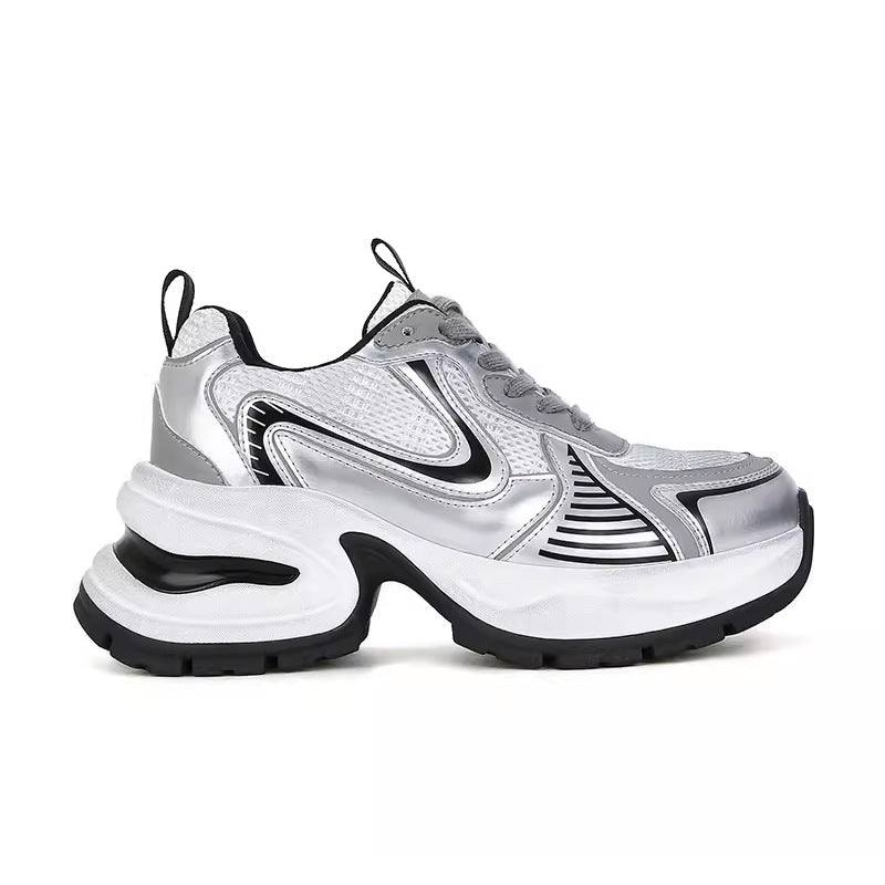 Damen Sportliche Chunky Sneakers mit atmungsaktiver Mesh-Oberfläche und ergonomischer Dämpfung R&B