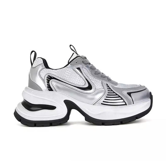 Damen Sportliche Chunky Sneakers mit atmungsaktiver Mesh-Oberfläche und ergonomischer Dämpfung R&B